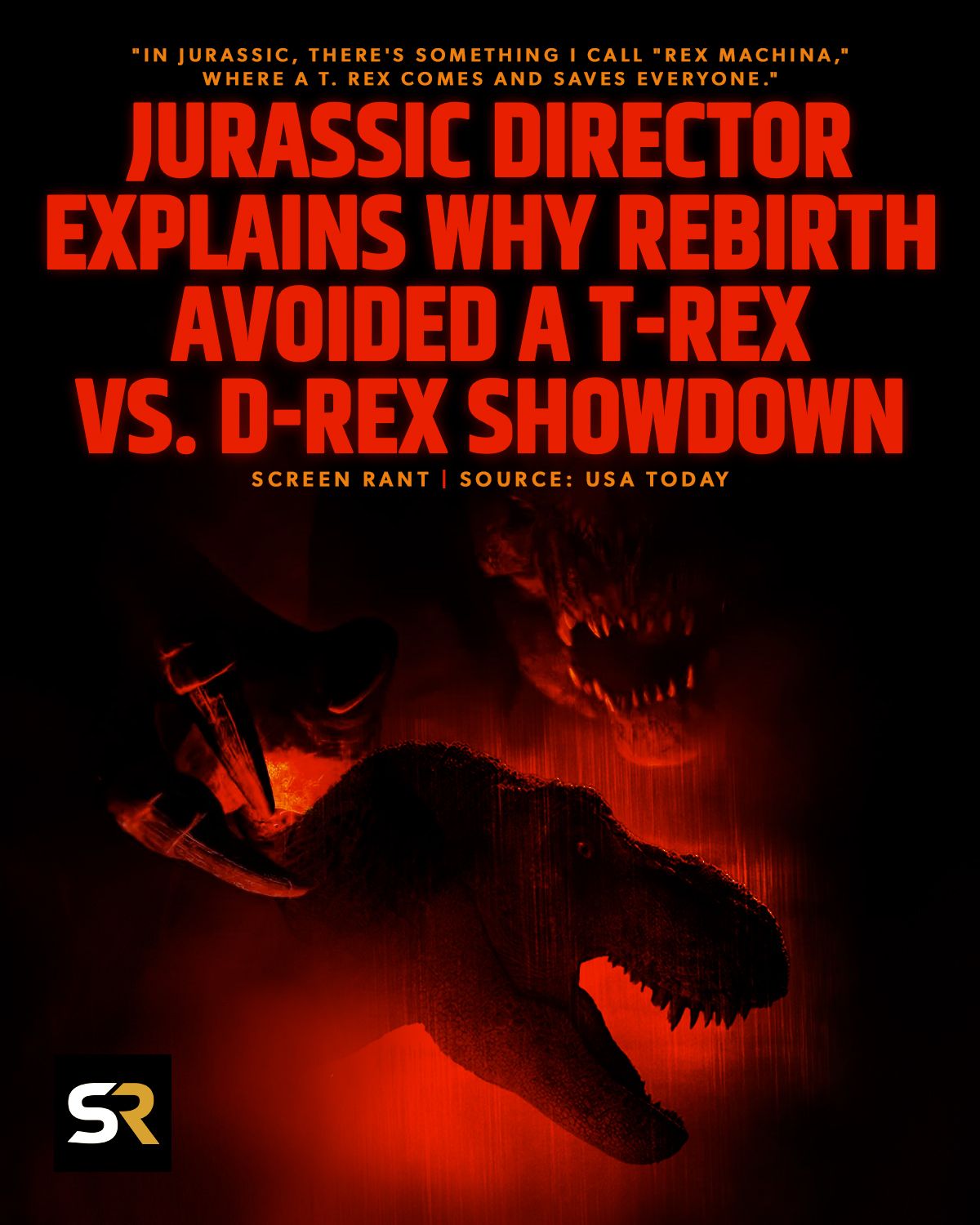 Screen - ICYMI: #JurassicWorld Rebirth director explained why he ...