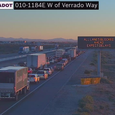 Arizona - ***UPDATE*** 8:50a.m. Tuesday, Jan. 20 The highway is now ...