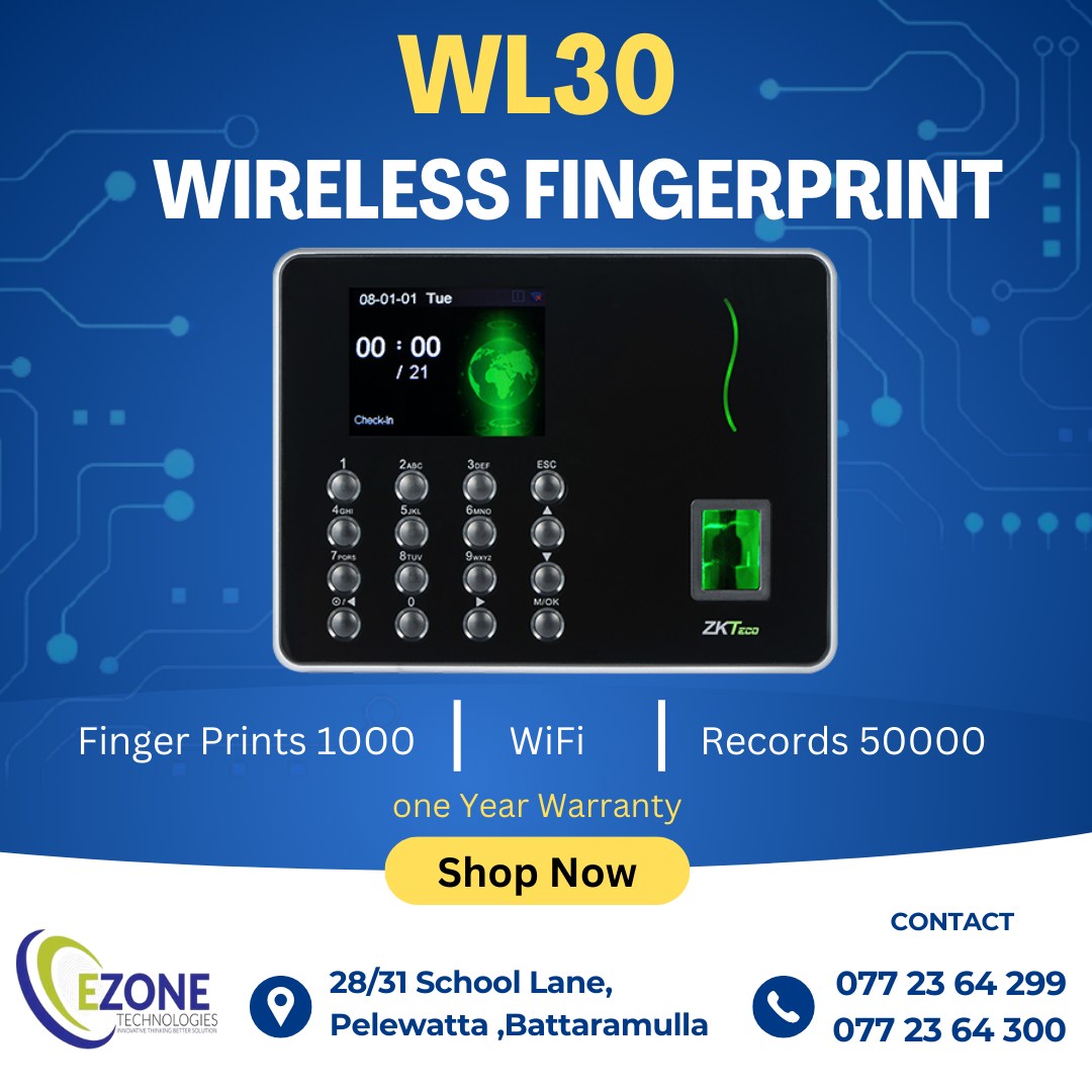 E Zone - 🔰 Upgrade your Attendance System with our Wireless Fingerprint ...