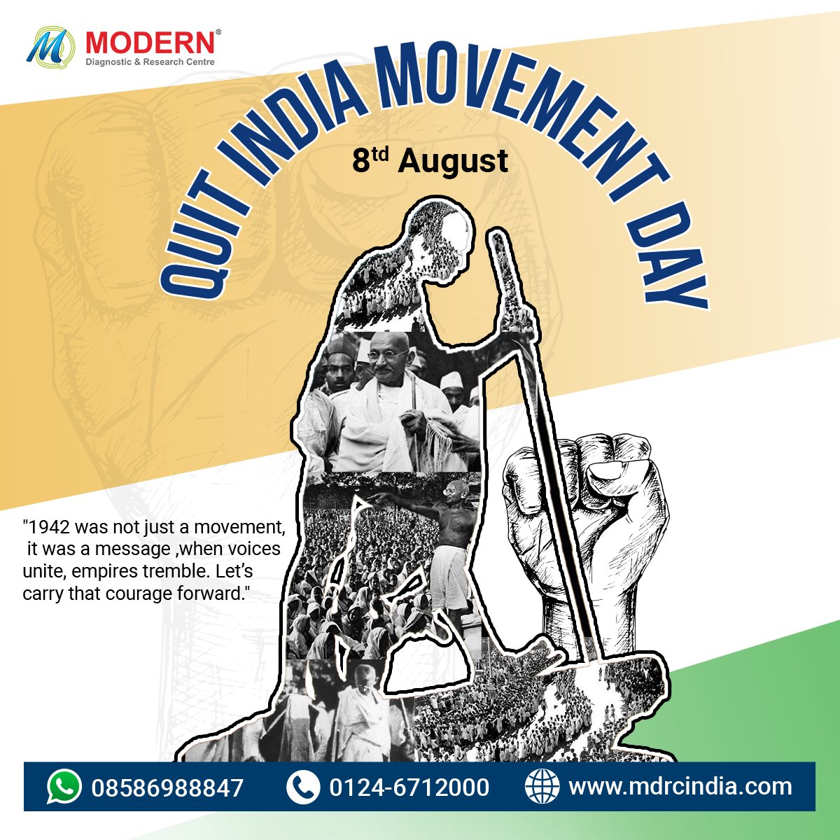 Modern - Quit India Movement Day | 8th August On this historic day in ...