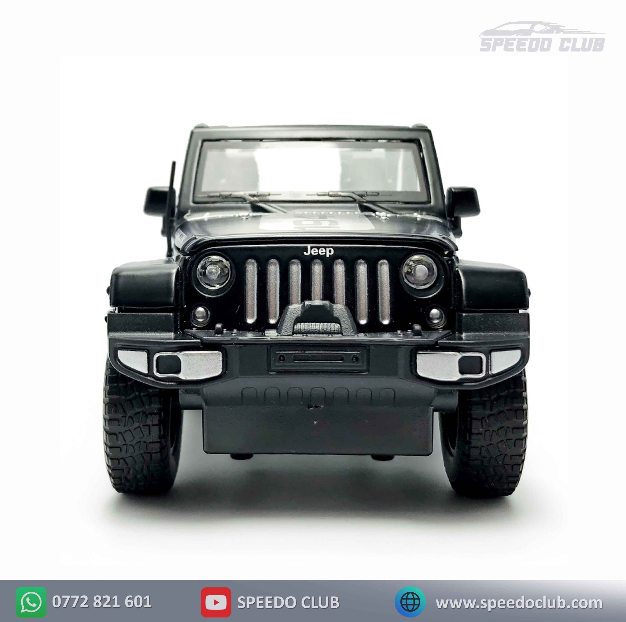 Fully functional 1/6 scale 21st century jeep model with working