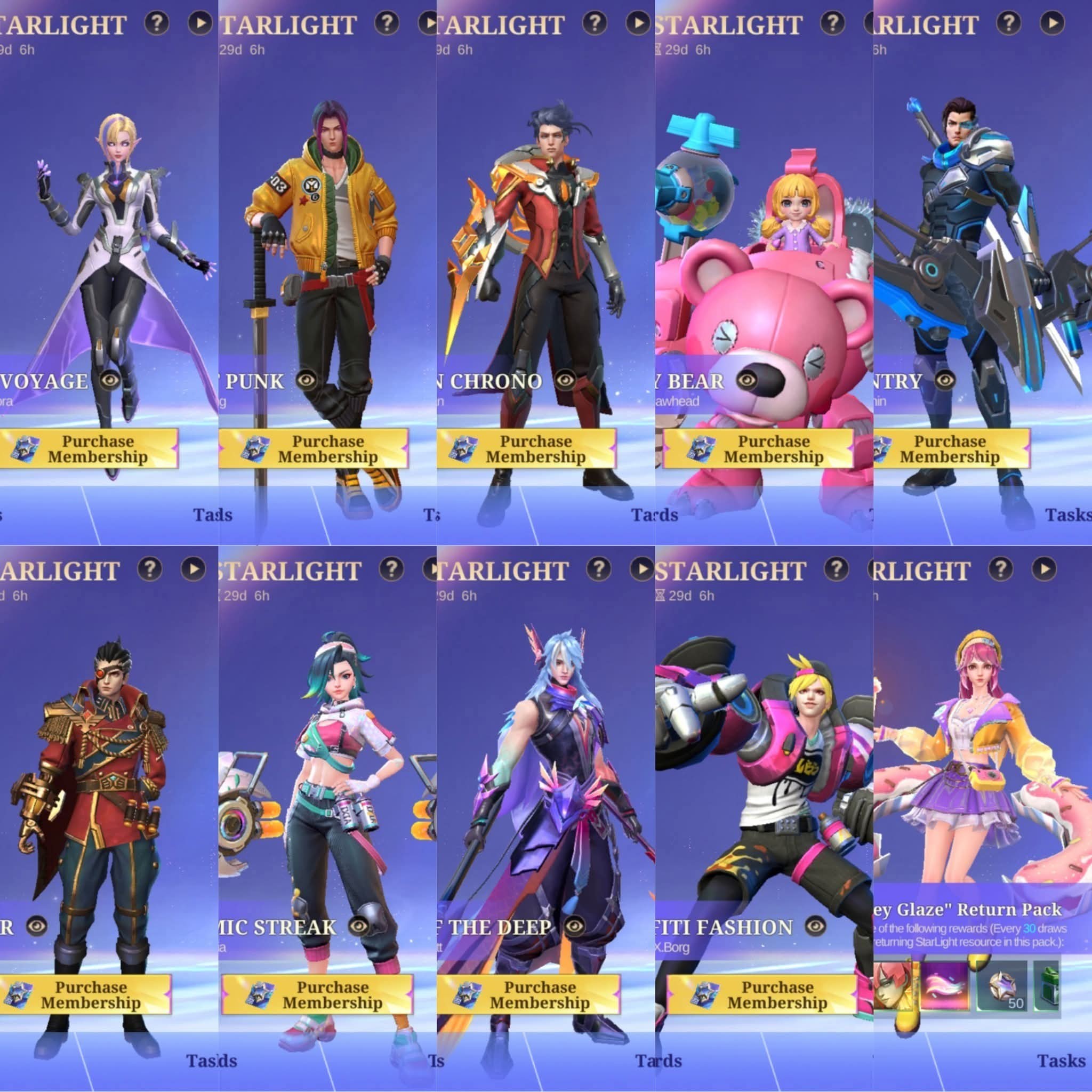 Lady Raven - 10 Confirmed Returning Starlight Skins this... | Facebook