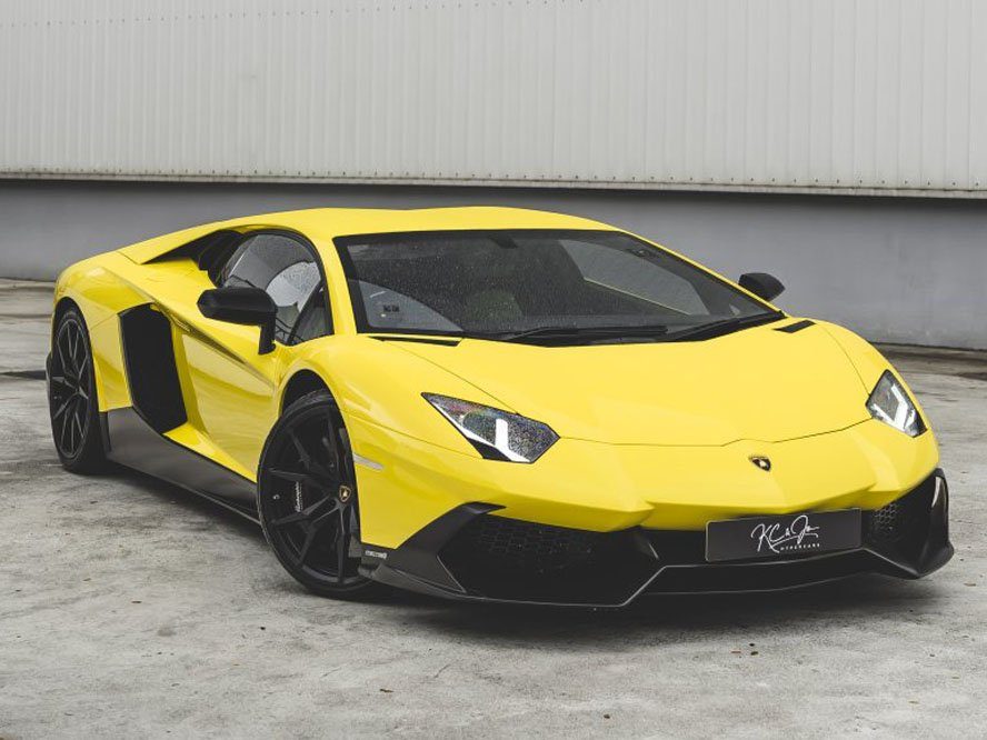 One of the rarer variant of the Lamborghini Aventador, this 50th