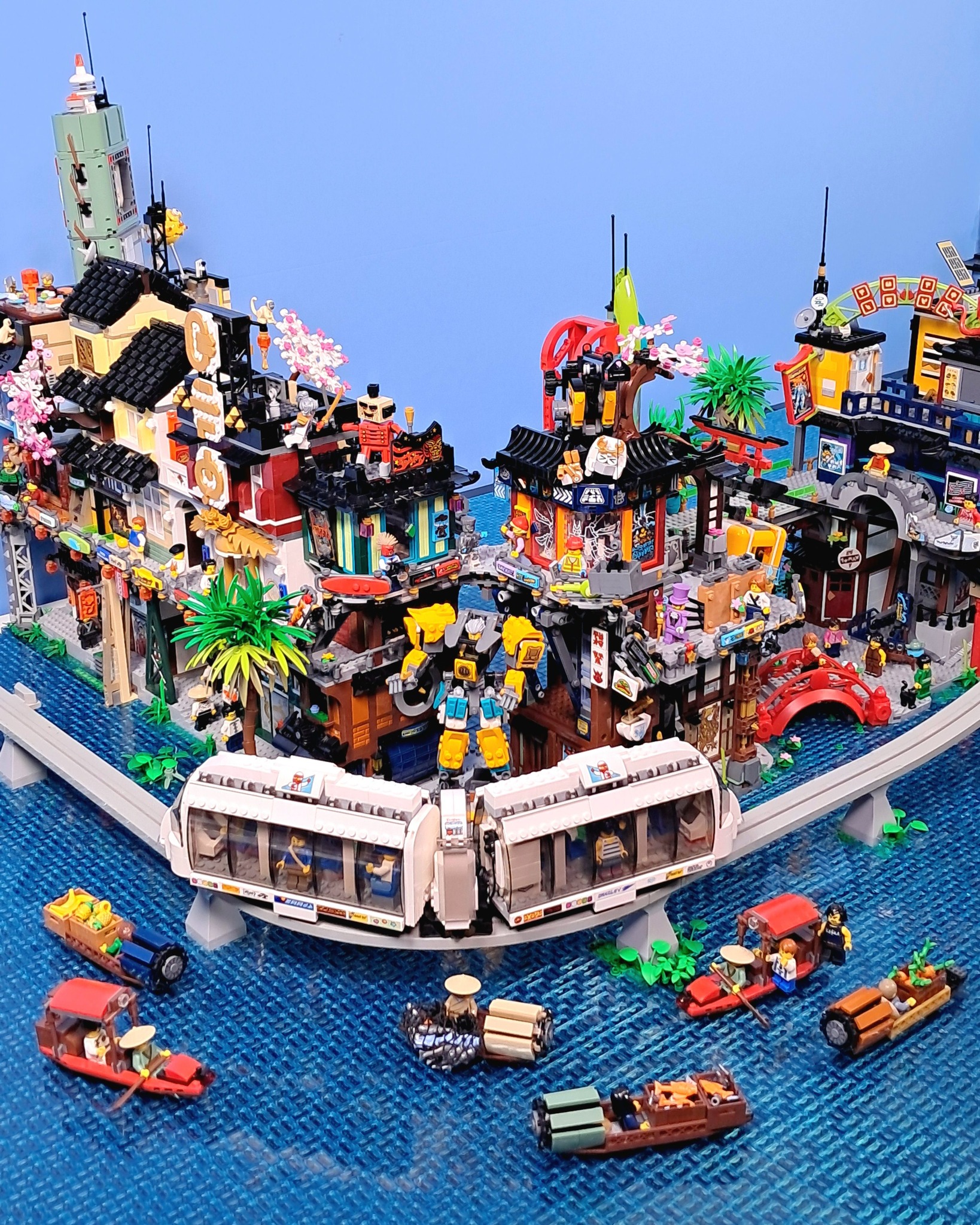 I just add Ninjago City Workshops ( LEGO set 71837 ) on my Asian 