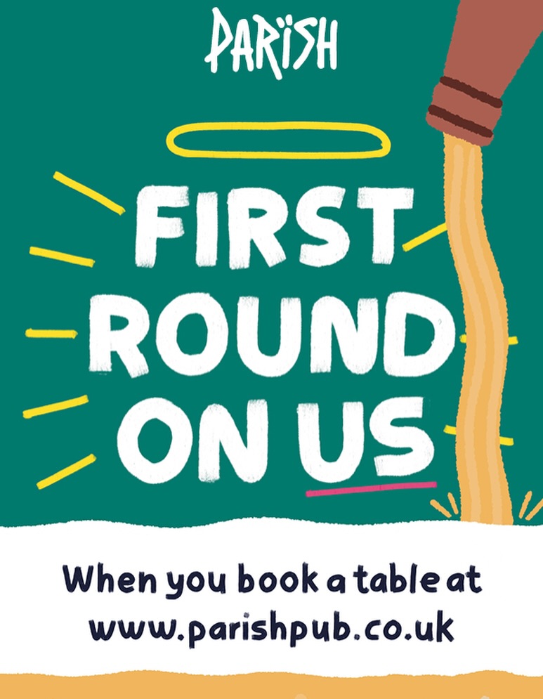 Parish - Did you know, that when you book a table to eat... | Facebook
