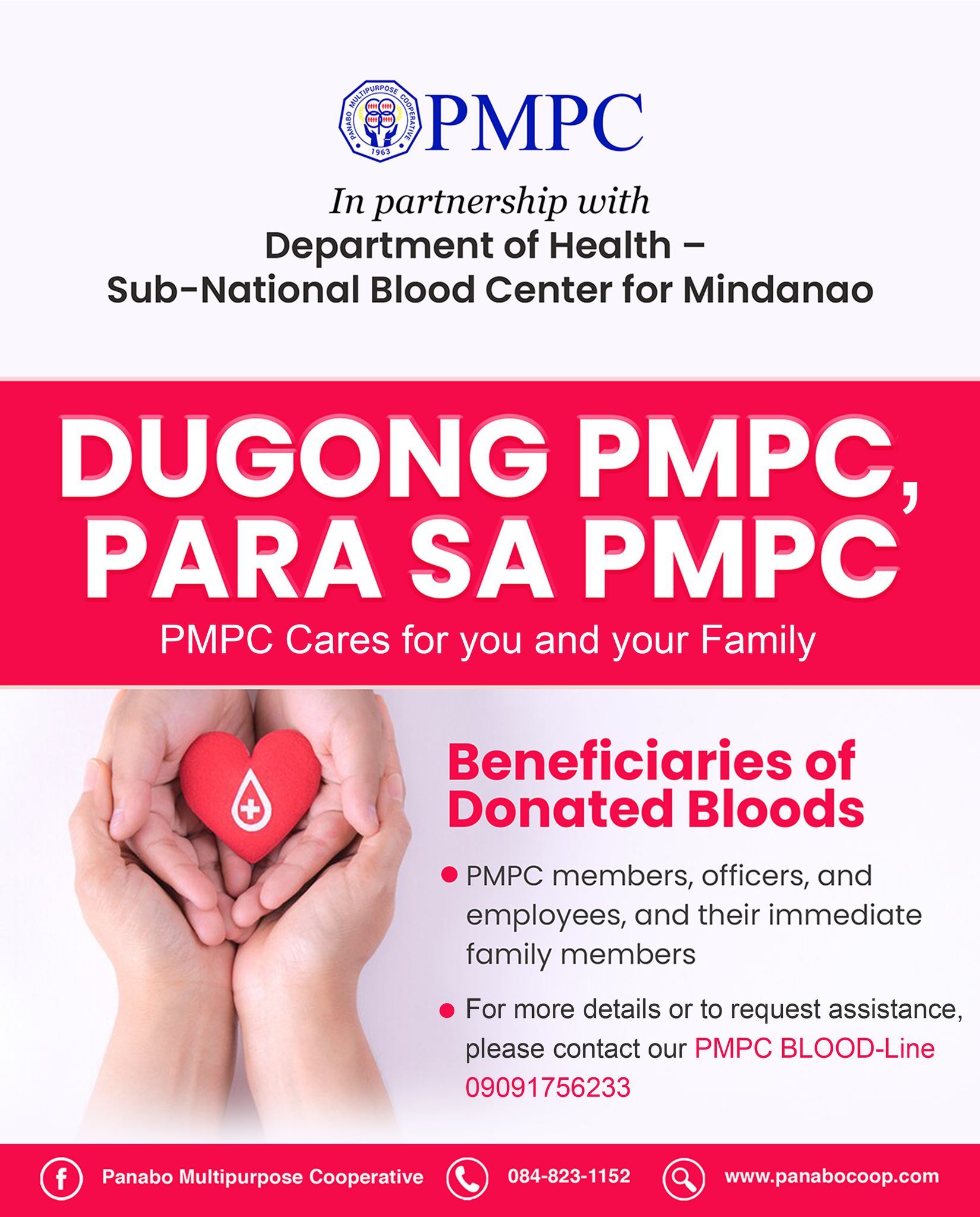 Panabo - 𝗗𝘂𝗴𝗼𝗻𝗴 𝗣𝗠𝗣𝗖, 𝗣𝗮𝗿𝗮 𝘀𝗮 𝗣𝗠𝗣𝗖! PMPC cares for you and your family ...