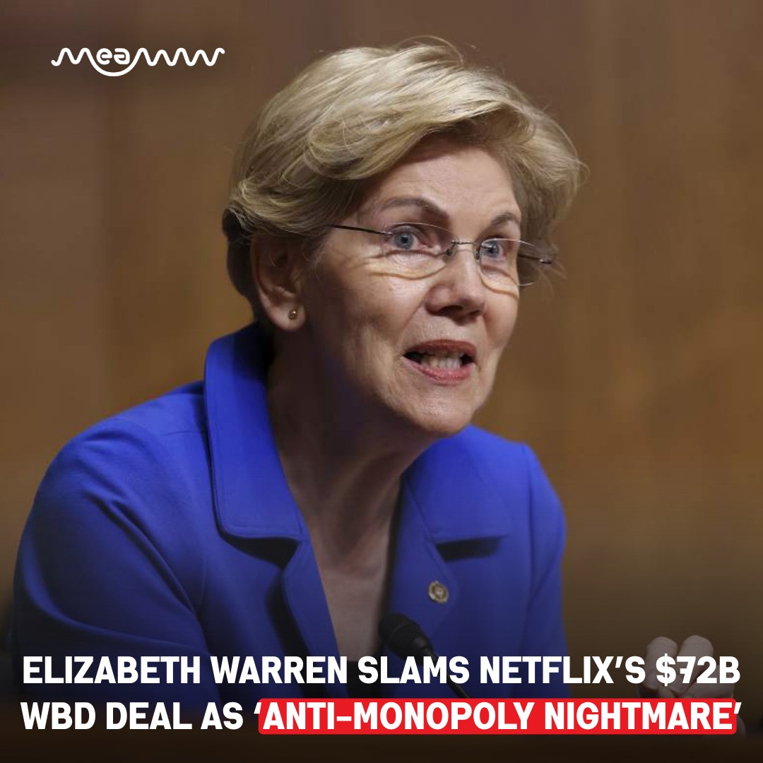 MEAWW - Sen. Elizabeth Warren and other lawmakers called Netflix’s $72 ...
