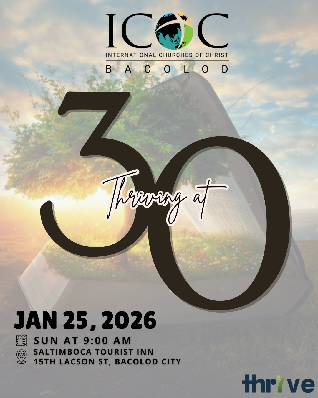 ICOC-Bacolod - 30 years of faith. 30 years of hope. 30 years of ...