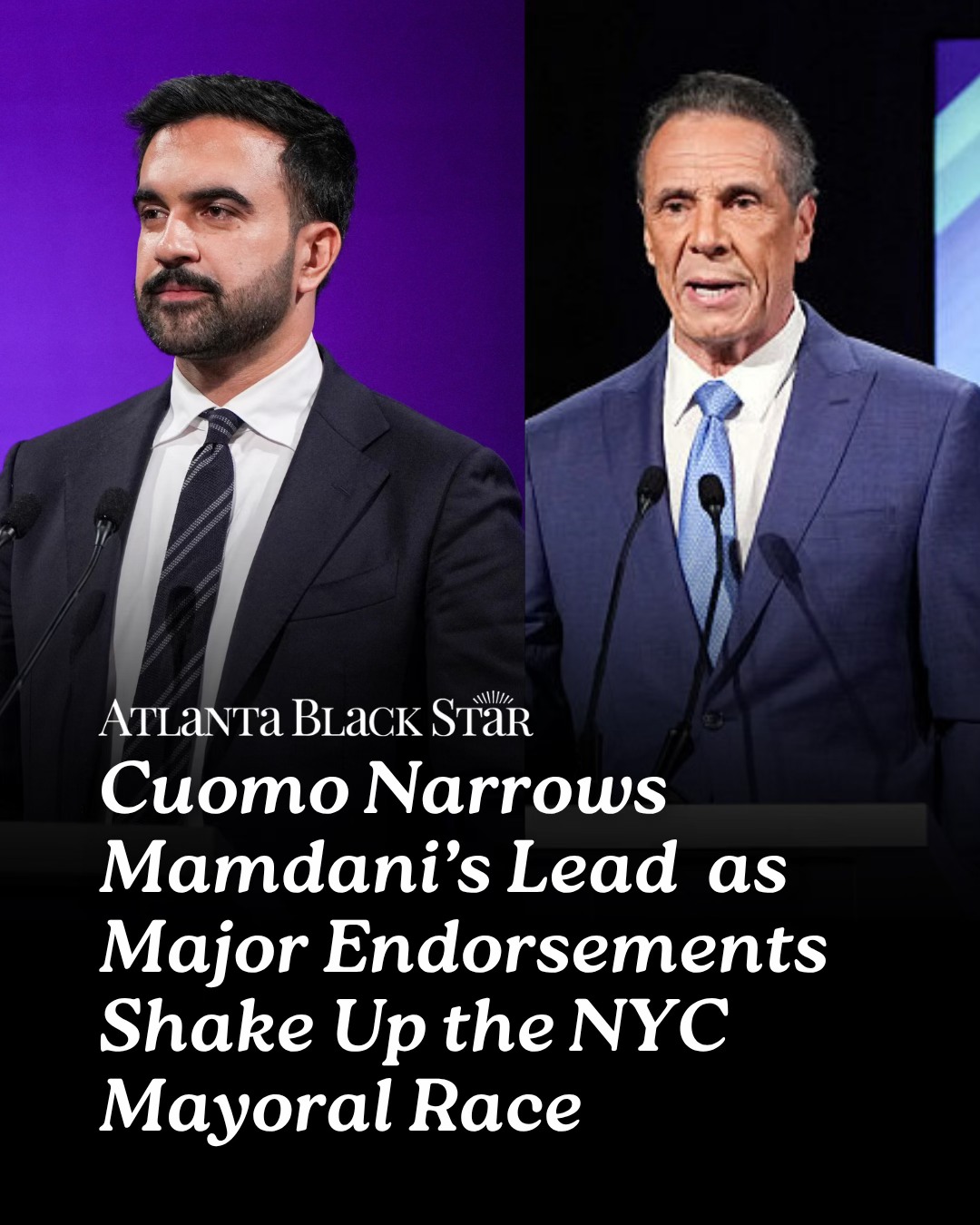 Atlanta - The NYC mayoral race is heating up as Andrew Cuomo narrows ...