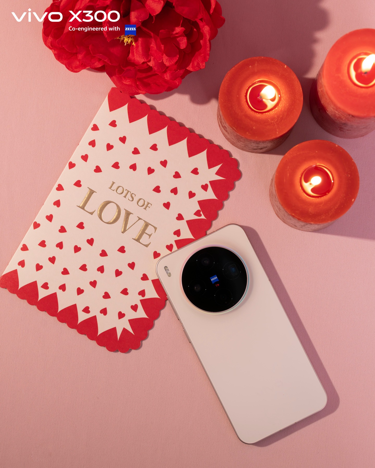 Fall in love with every detail. 💗 This Valentine's, the vivo X300