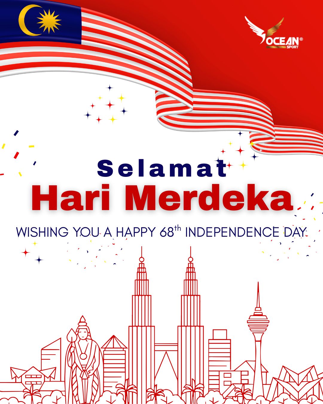 Oceansportmy - 🇲🇾 Celebrating 68 years of Merdeka — a... | Facebook