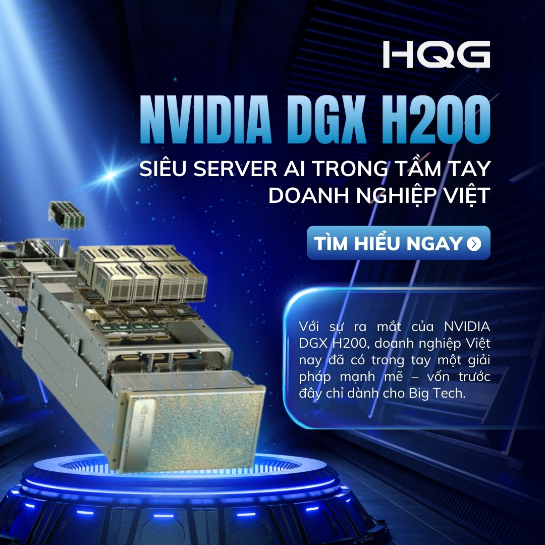 HQG - 🚀 NVIDIA DGX H200: SIÊU MÁY CHỦ AI TRONG TẦM TAY DOANH NGHIỆP ...