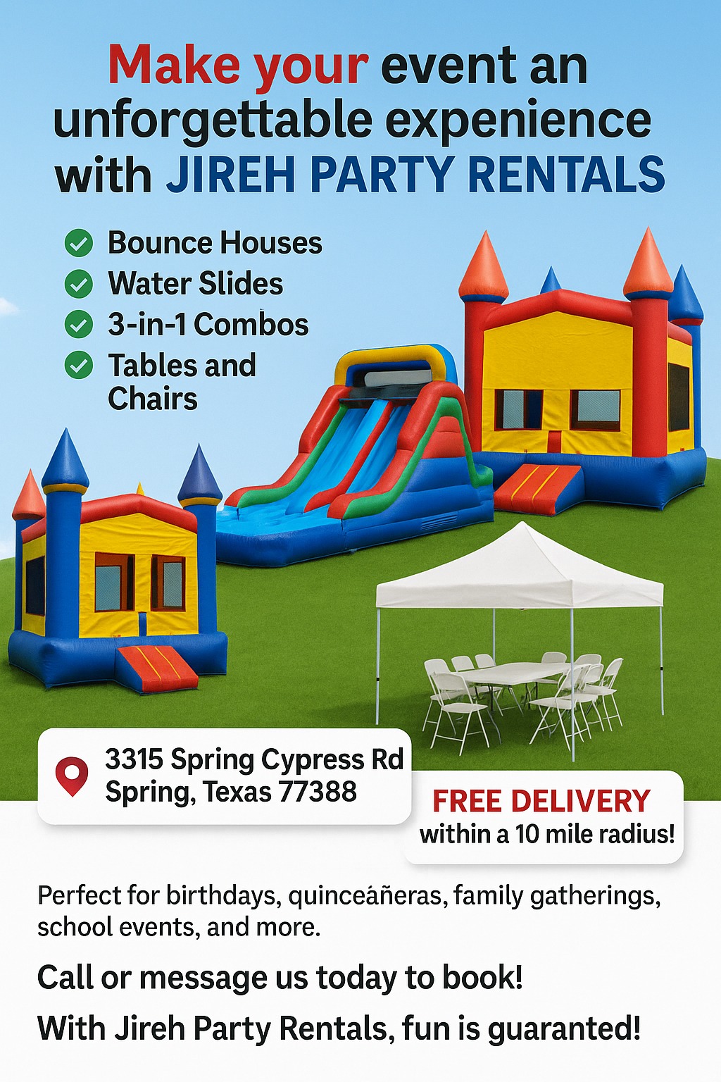 🎉 Make your next event... - A Funny Time Party Rentals | Facebook