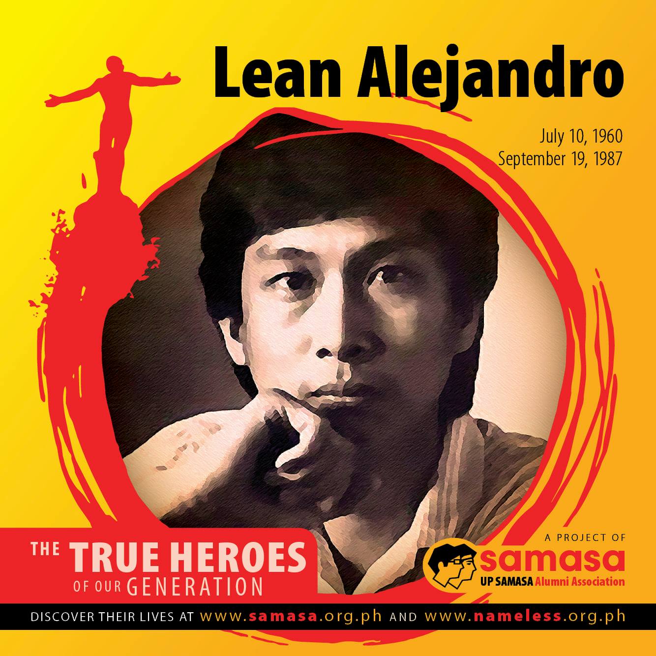 Samasa - LEANDRO “LEAN” L. ALEJANDRO 10 July 1960 – 19 September 1987 ...