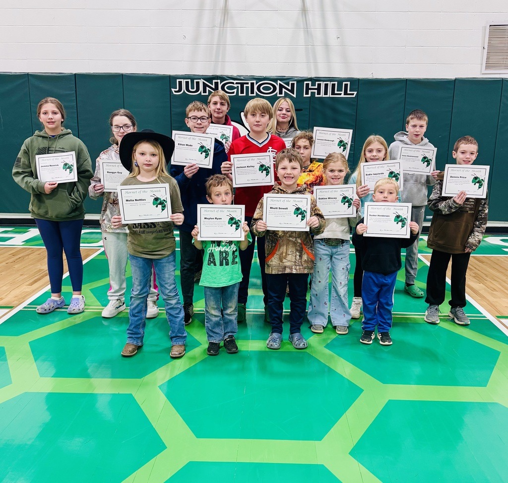 Junction - Here are the students selected for Hornet of the Month ...