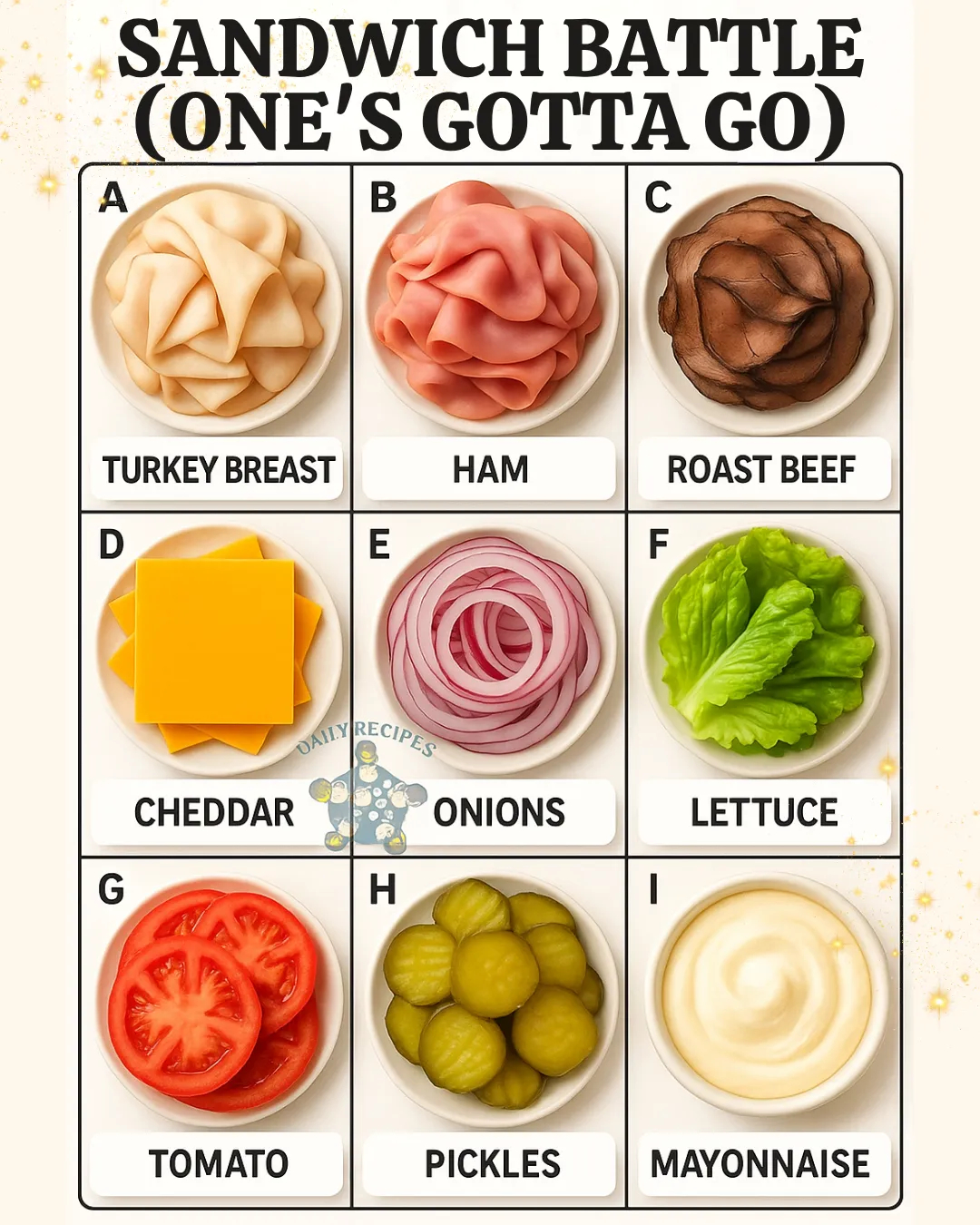 Daily - 🥪 Turkey breast is solid, maybe onions aren’t making the final ...