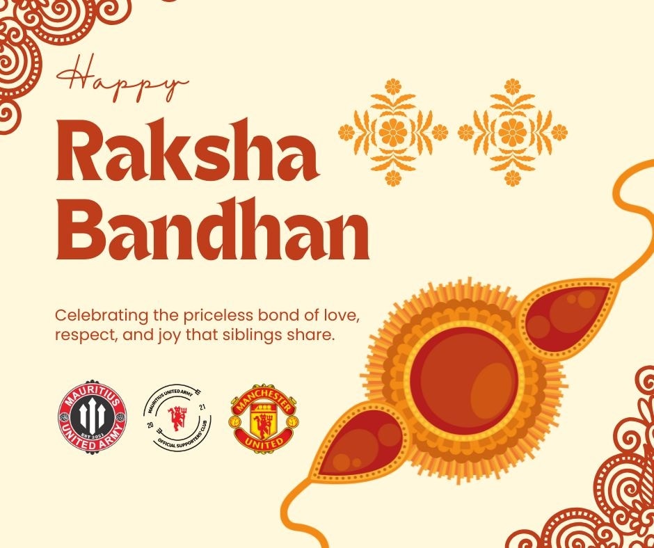 💛 Happy Raksha Bandhan 💛 From all... - Mauritius United Army | Facebook