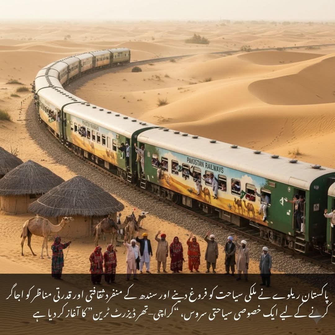 Paradise LOLAB - صحرائی سفر کا آغاز! پاکستان ریلوے پیش کر... | Facebook