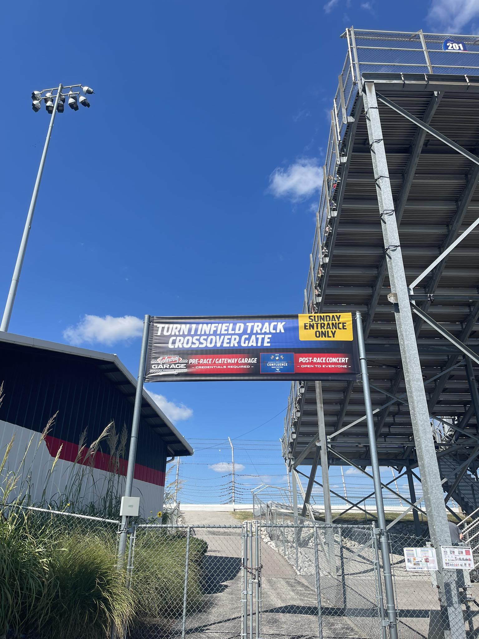 World - RACE FANS Use Turn 1 Infield Crossover Gate TODAY after the ...