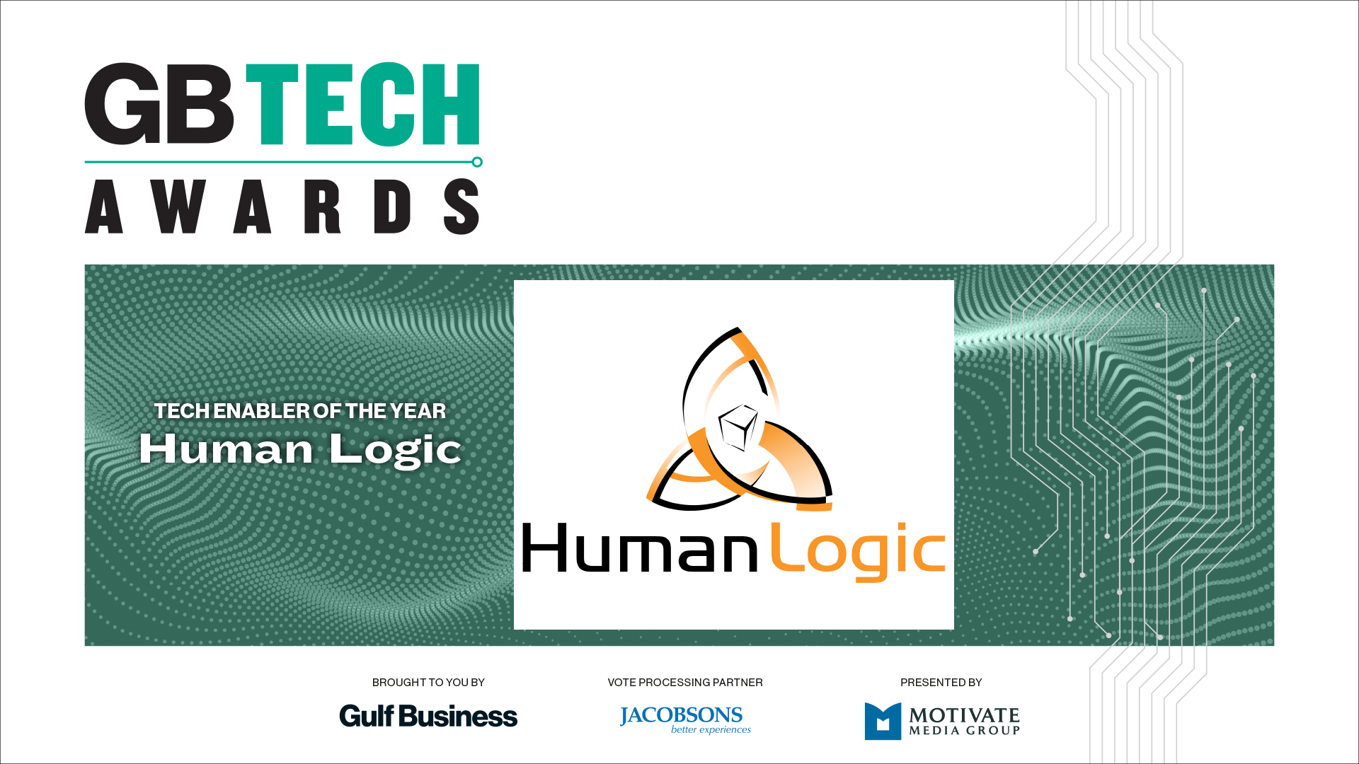 GB Tech Talk - Our next award recognises the Tech Enabler...