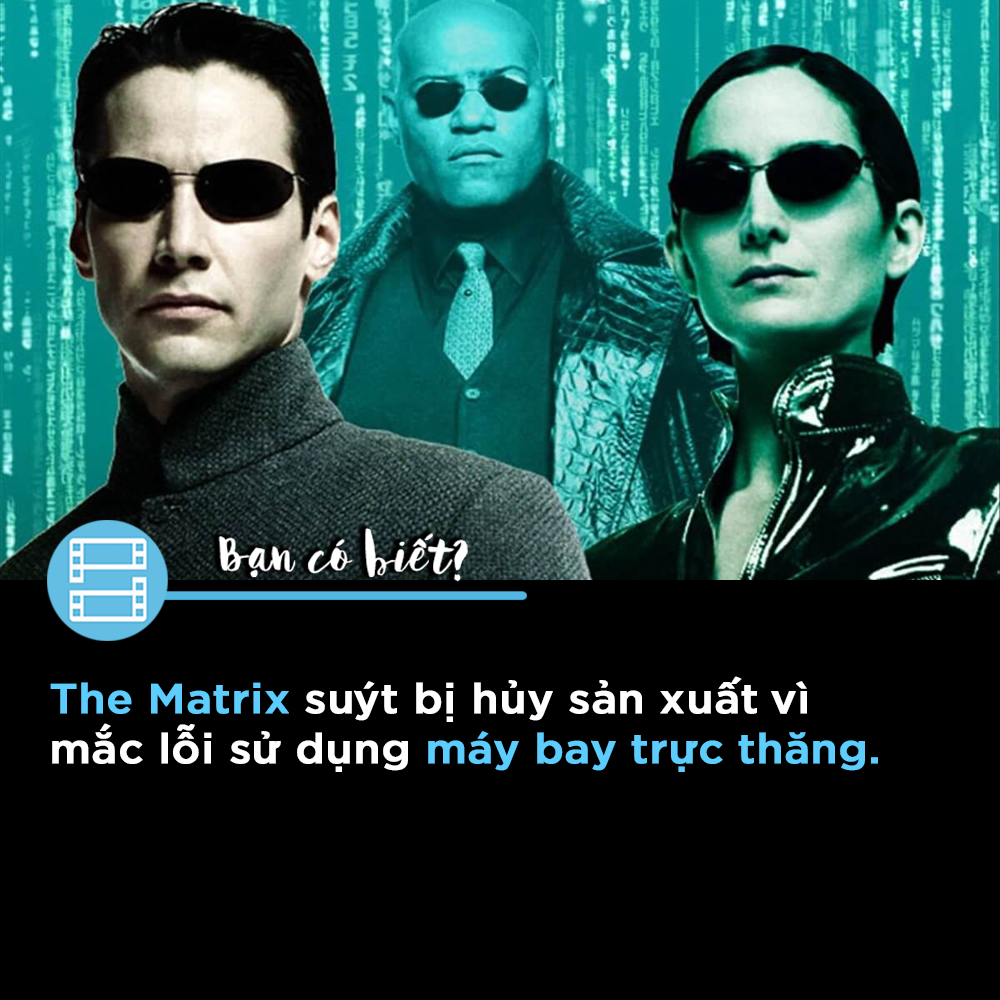 Phê Phim - CÓ THỂ BẠN CHƯA BIẾT Bộ phim The Matrix suýt... | Facebook
