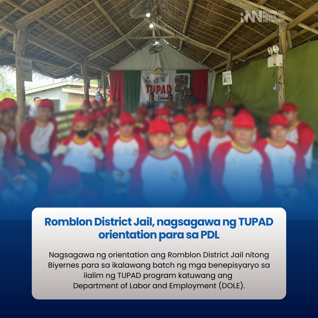 Romblon - Nagsagawa ng orientation ang Romblon District Jail katuwang ...