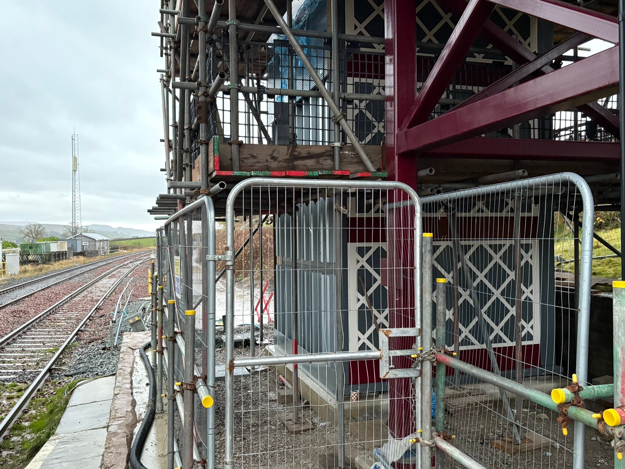Ribble - Here we can see the lower part of the lift shaft at the south ...
