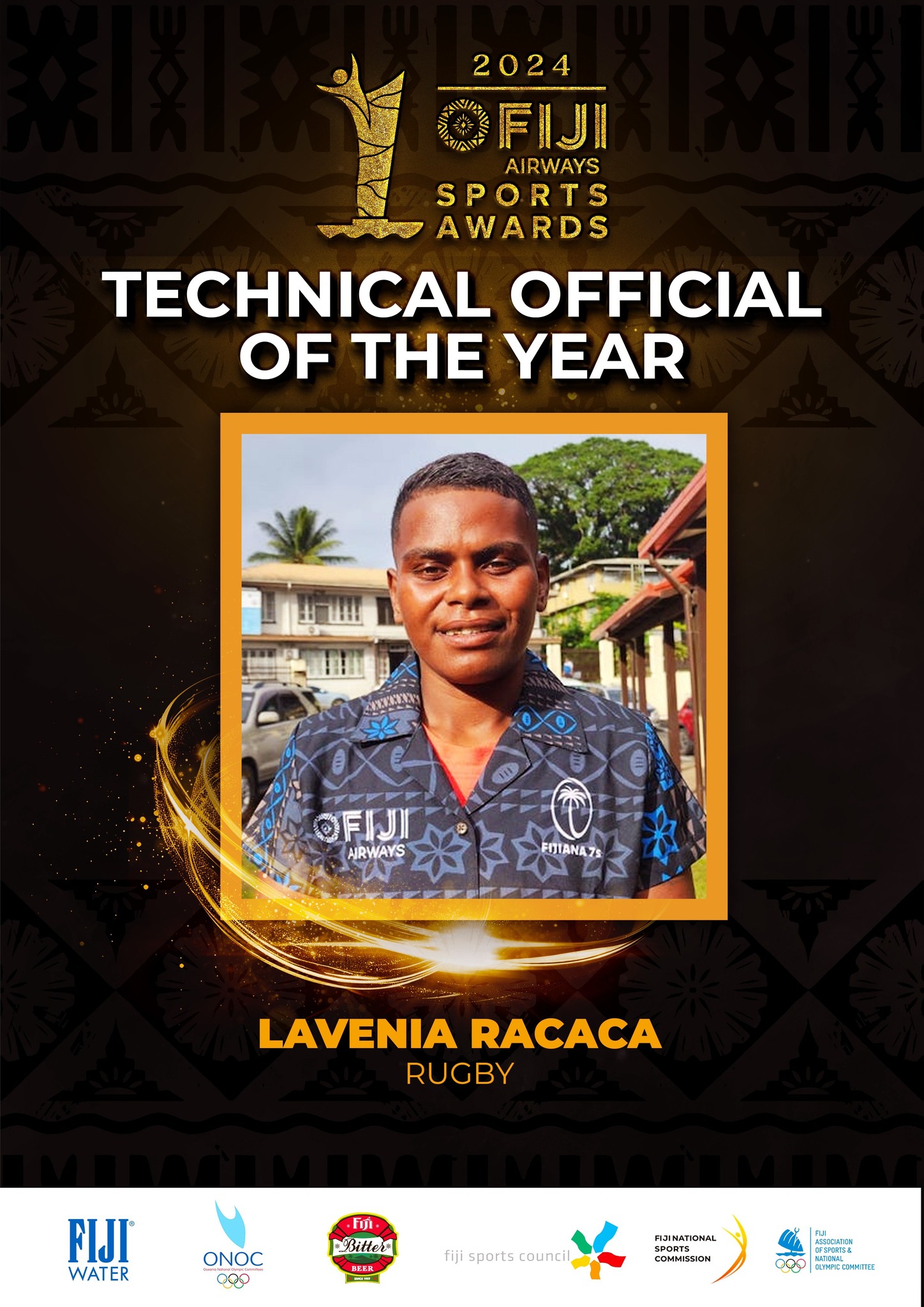 Fiji - Winner of the 2024 Fiji Airways Sports Awards Technical Official ...