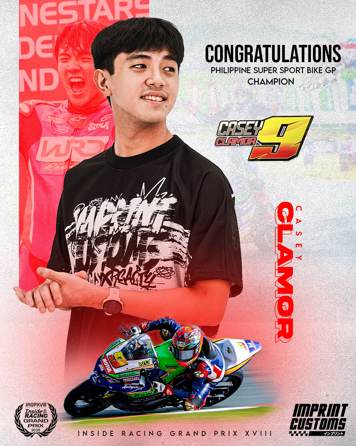 Imprint - Congratulations to Casey Edward Clamor #9 for becoming the ...