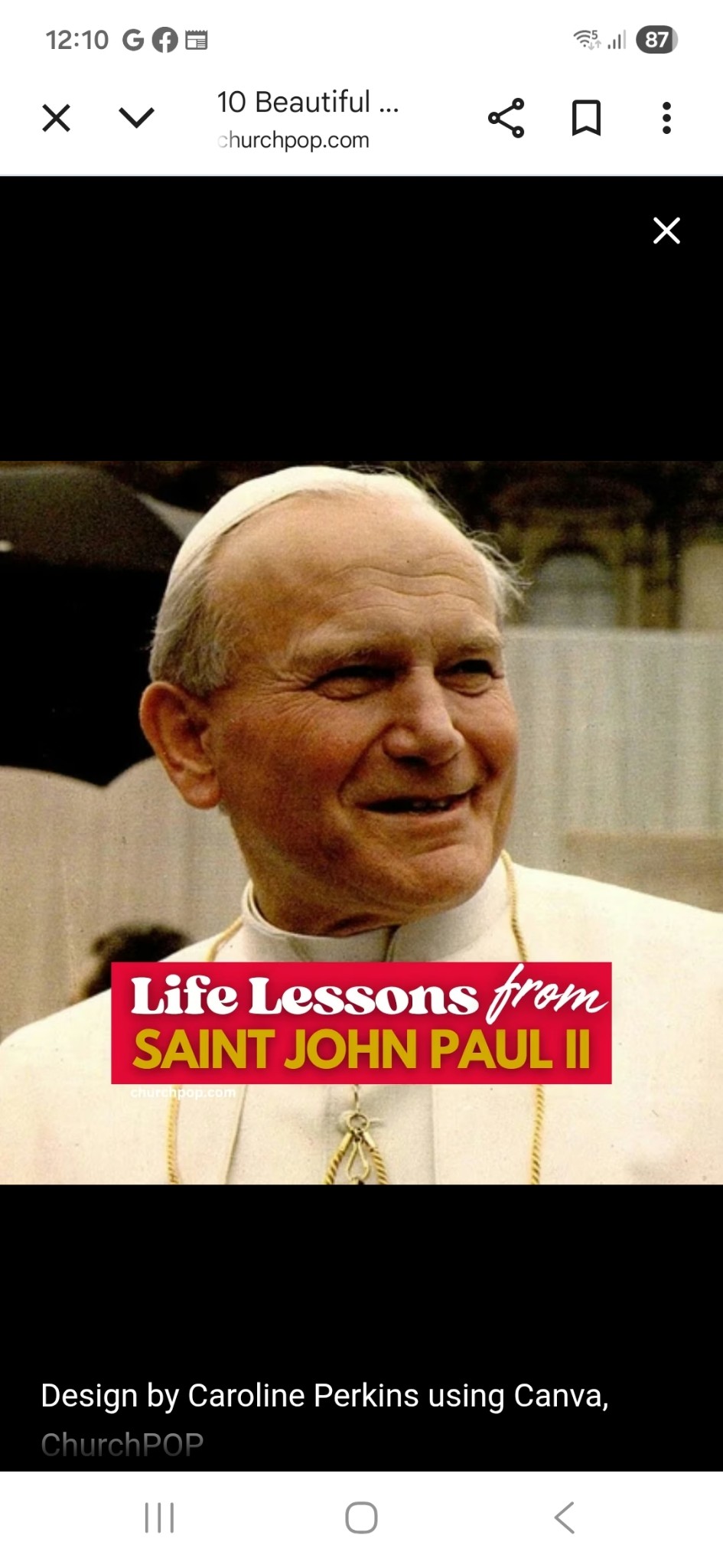 St - The Catholic Church celebrates the feast day of Saint John Paul ...