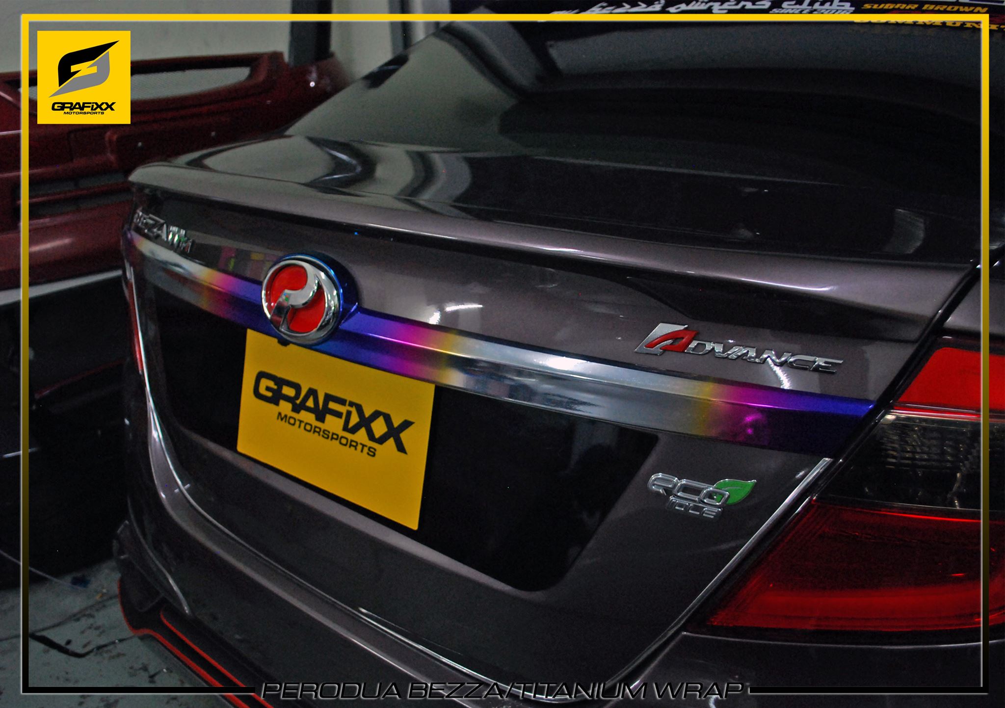 PERODUA BEZZA | TITANIUM WRAP -... - Grafixx Motorsports