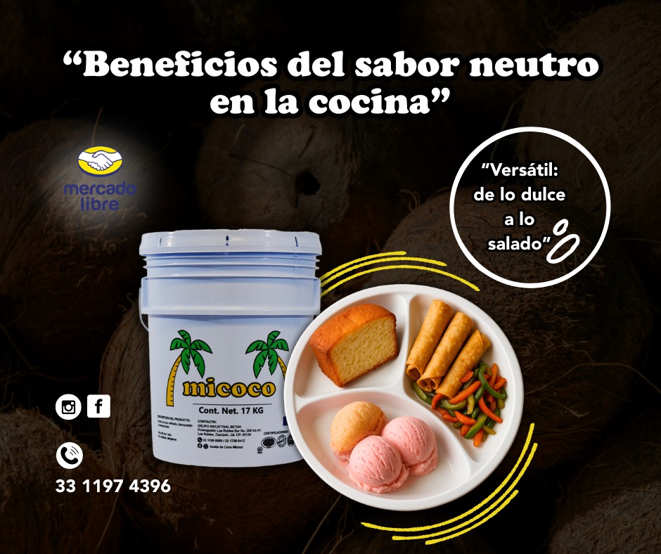 Aceite - Beneficios del sabor neutro en la cocina Con Micoco puedes ...