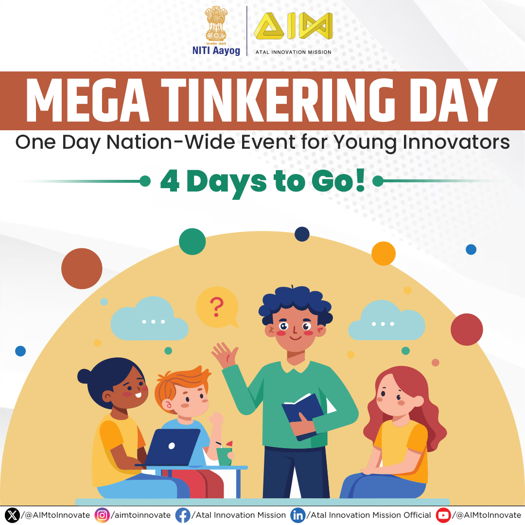 Atal - 🔥 The countdown begins! In just 4 days, thousands of young minds ...