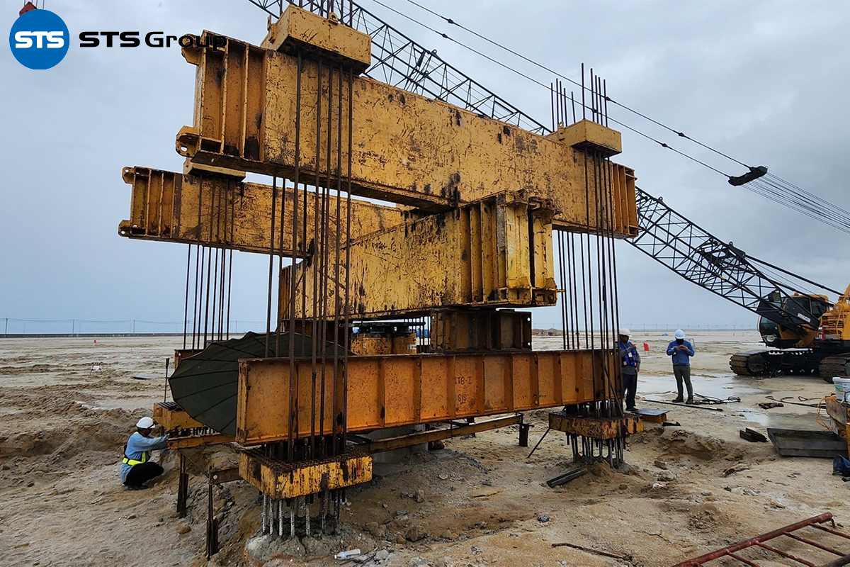 STS GROUP - Static Pile Load Test โครงการ GULF MTP LNG... | Facebook
