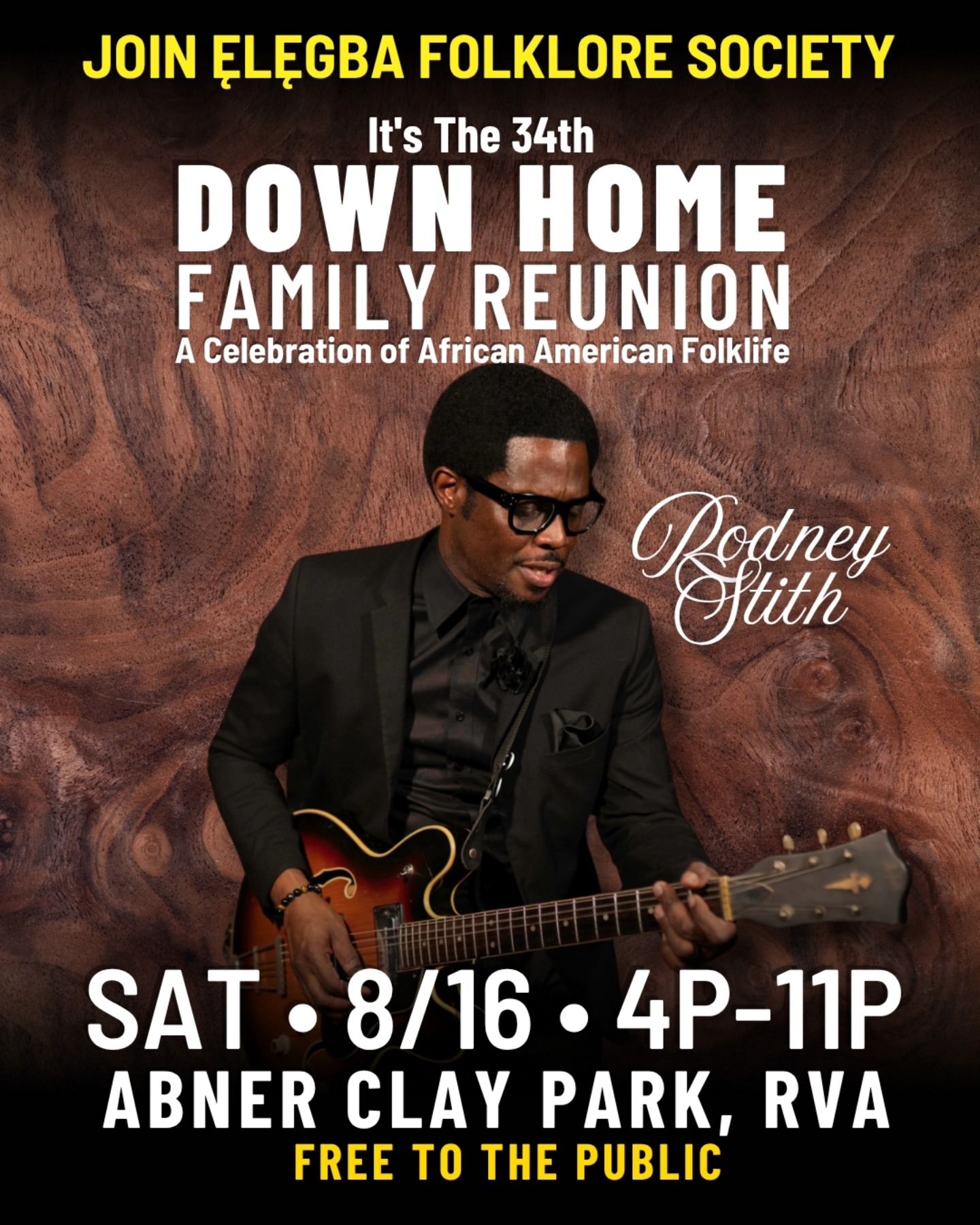 Elegba - We’re excited to welcome the soulful sounds of Rodney Stith to ...