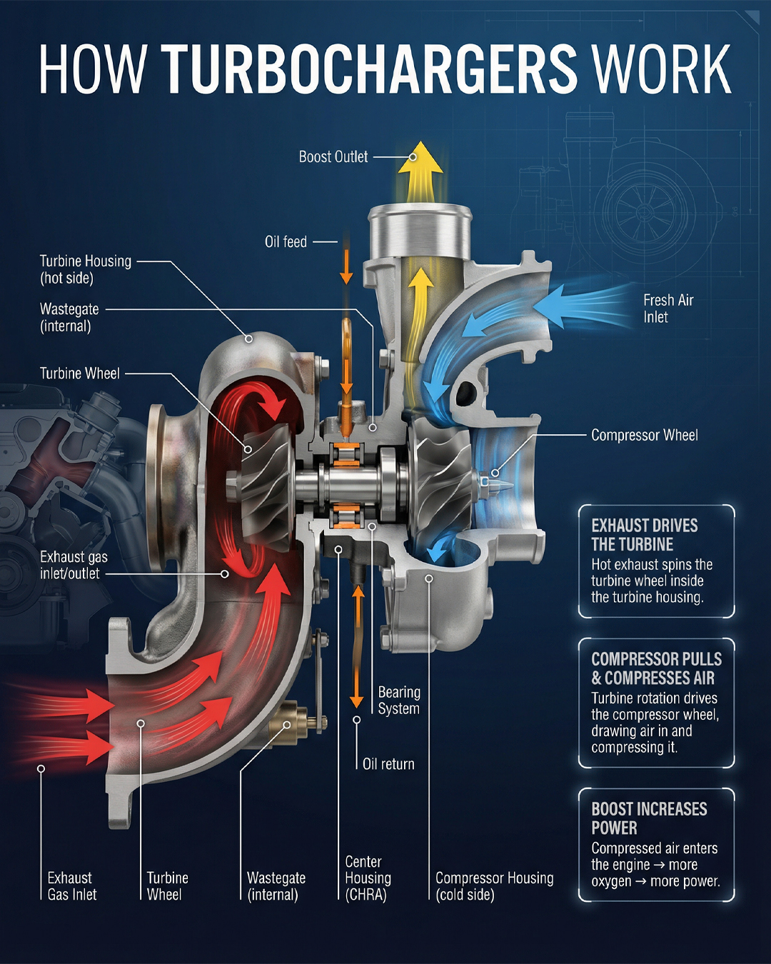 Motor - How turbochargers work | Facebook