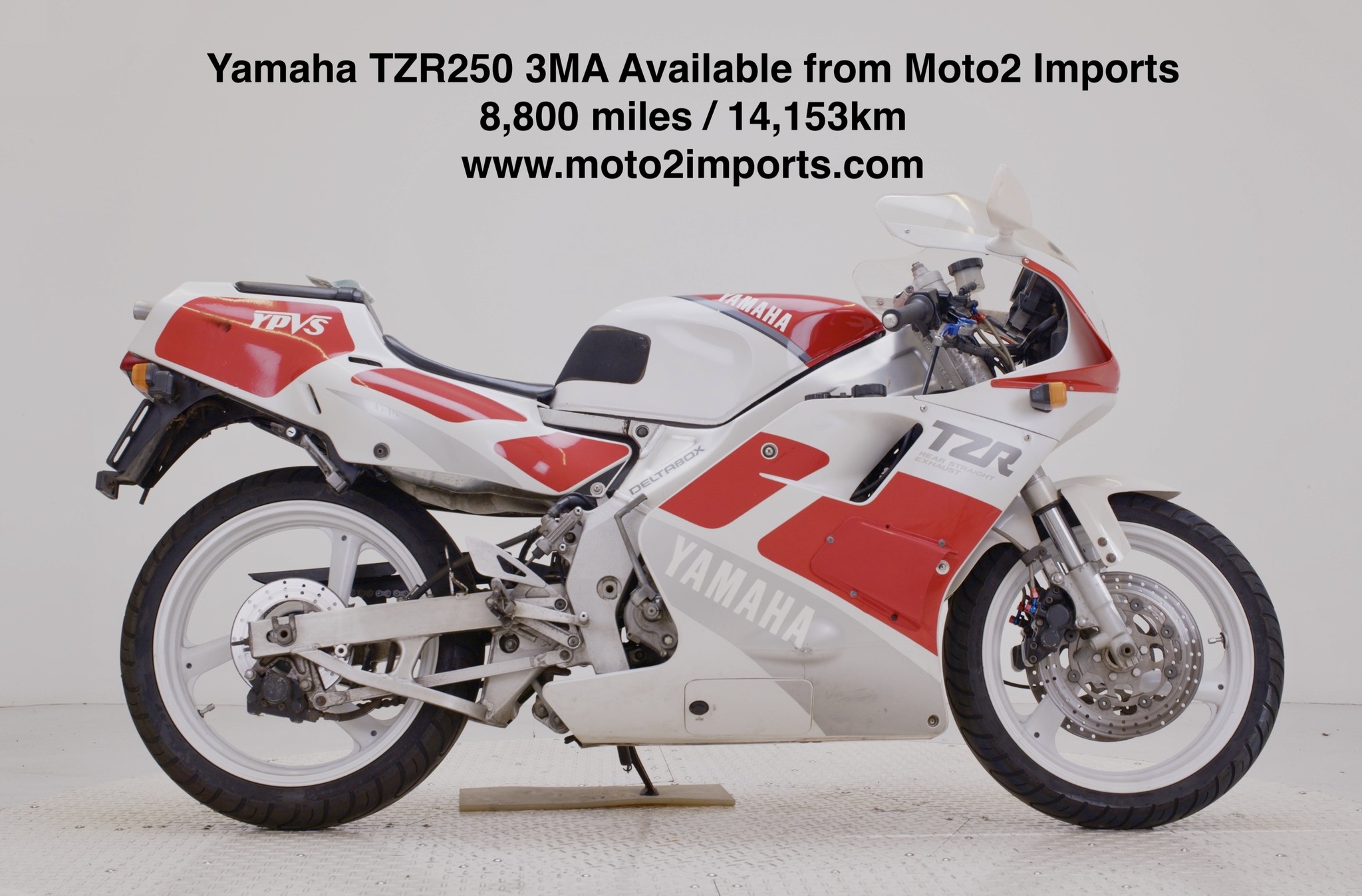 Unused Yamaha FZR250 Available from Moto2 Imports Unused Yamaha