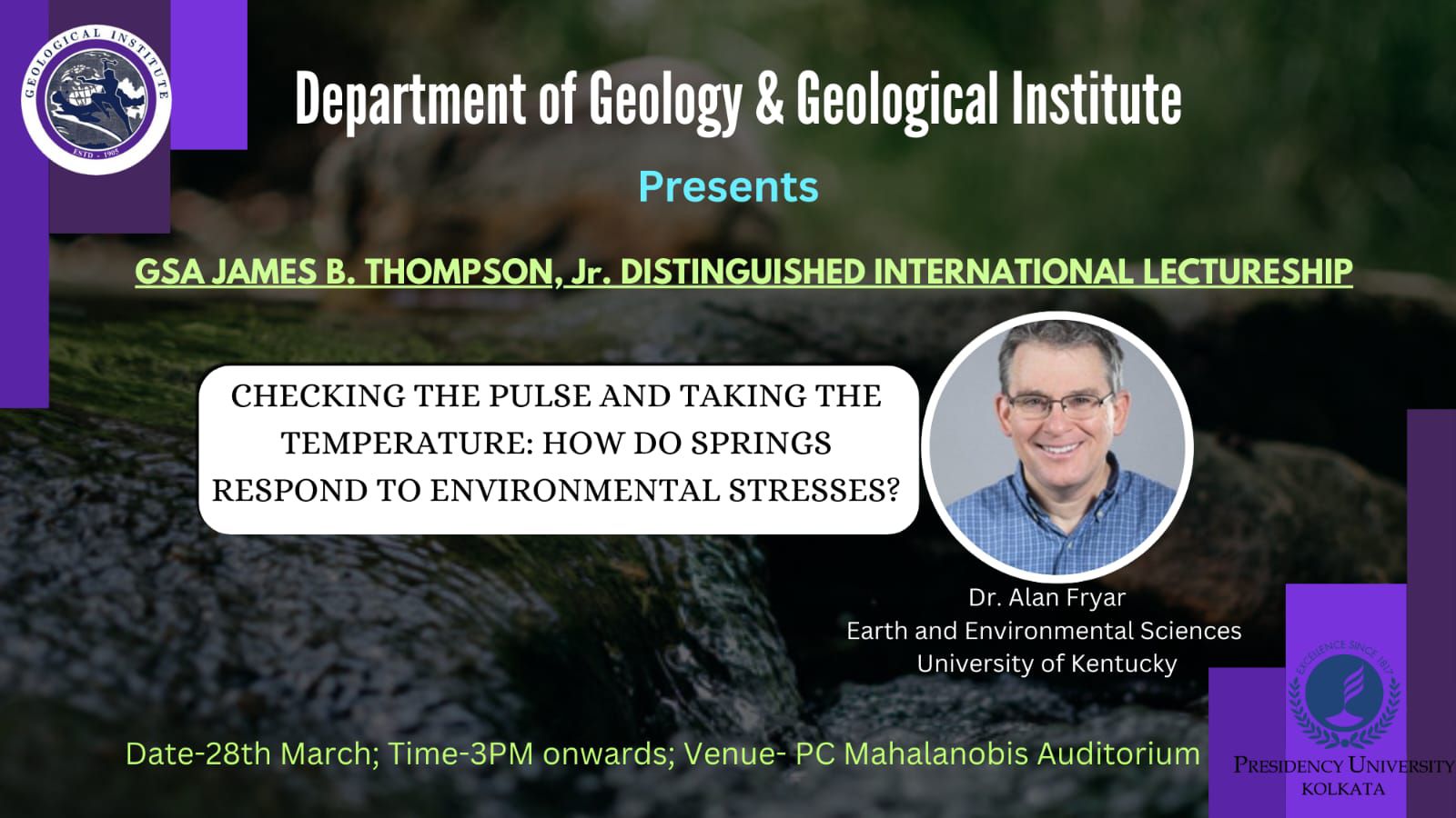 The... - Geological Institute, Presidency University, Kolkata | Facebook