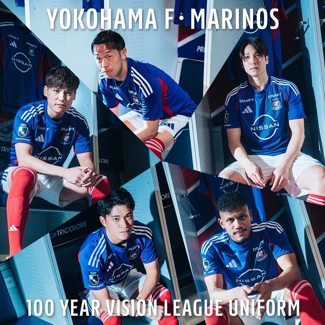 J.League - 🔴⚪️🔵┈┈┈┈ Yokohama F･Marinos 100 YEAR VISION LEAGUE UNIFORM ...