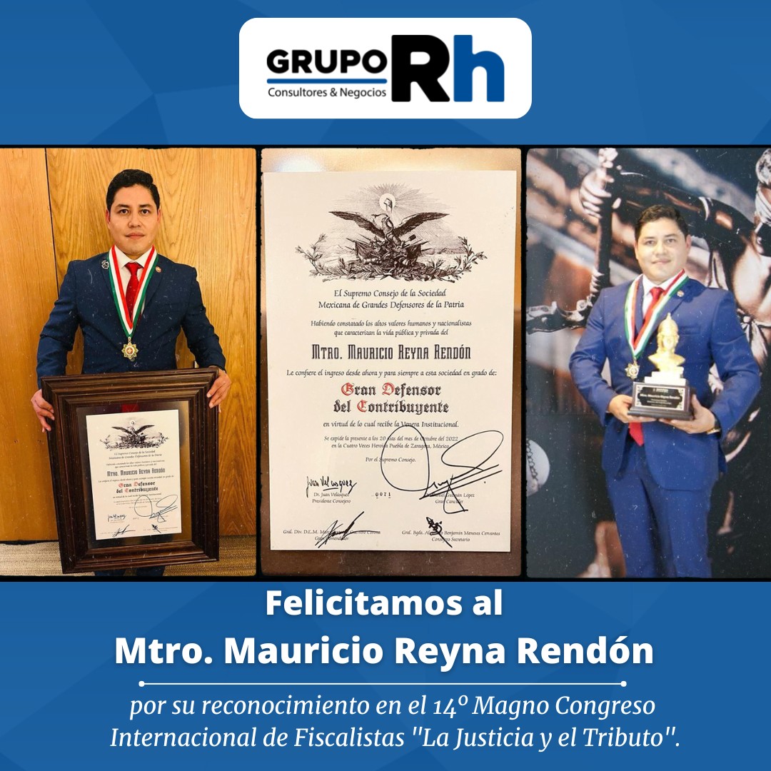 Grupo - Nuestra felicitación y reconocimiento al Mtro. Mauricio Reyna ...