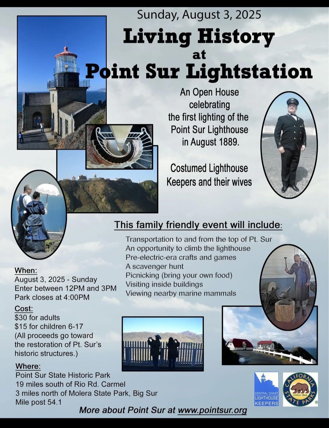 Point Sur Lighthouse and Naval Facility at Point Sur State Historical ...
