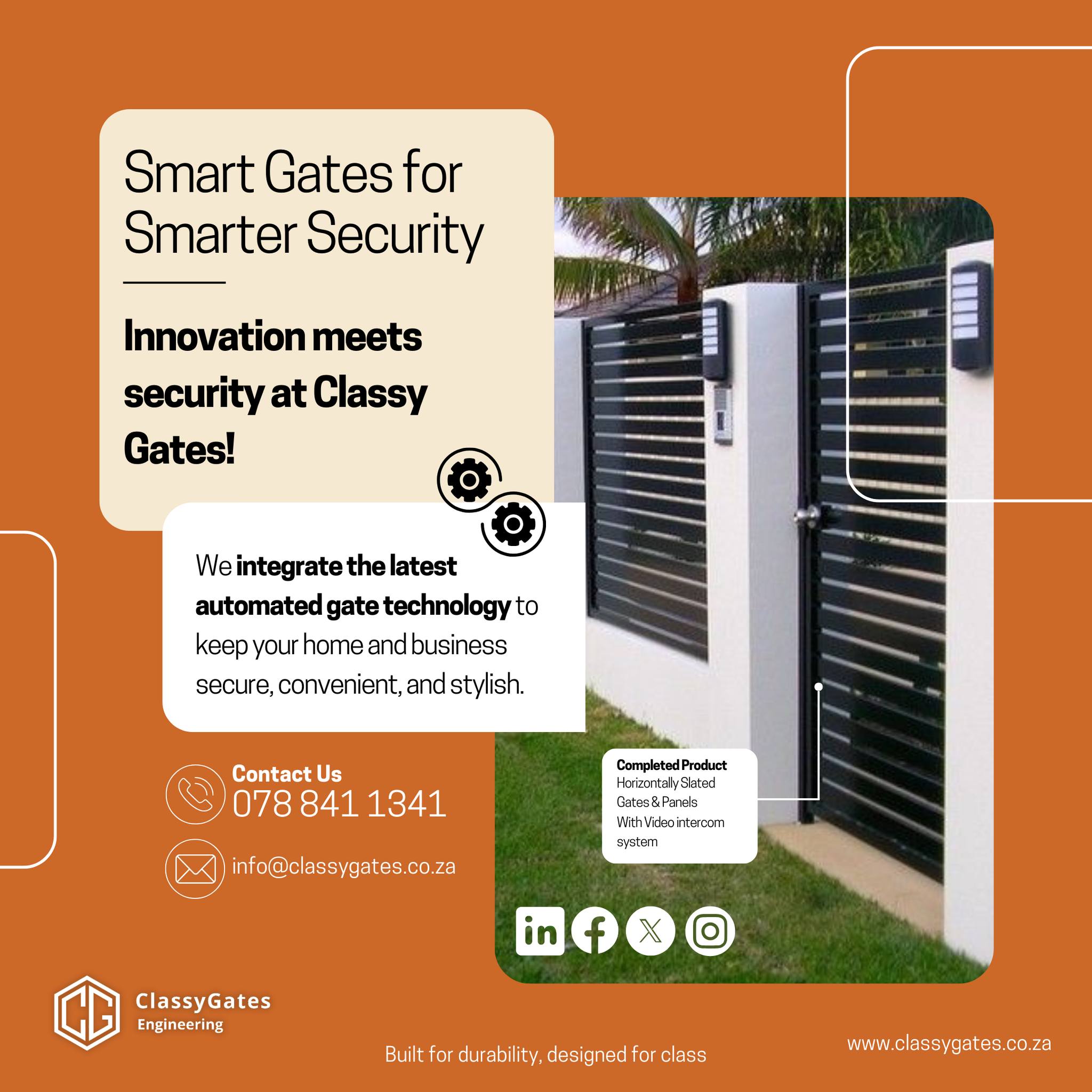 Classygates - 🚀 Smart Gates for Smarter Security 🔒 Innovation meets ...