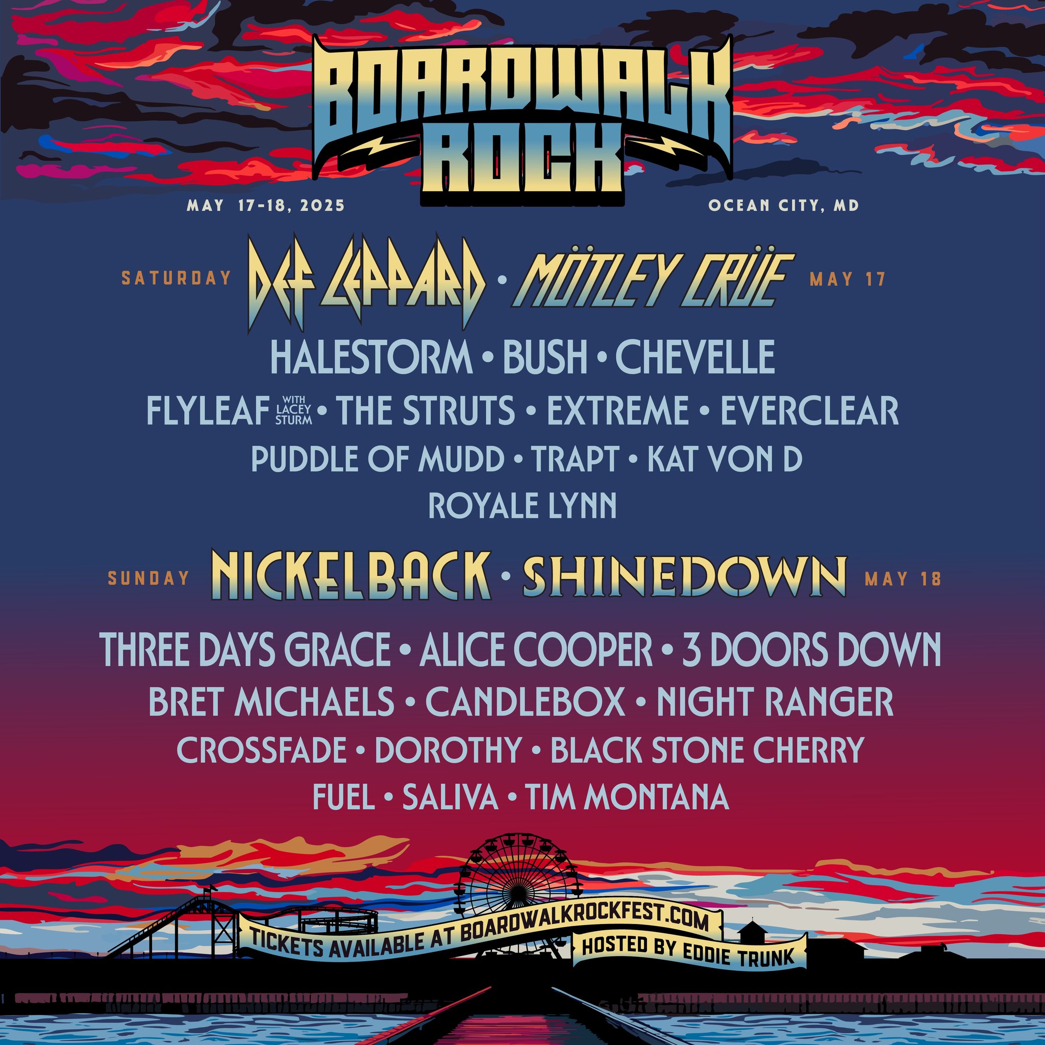Ready to rock the Boardwalk in Ocean City, MD for the inaugural