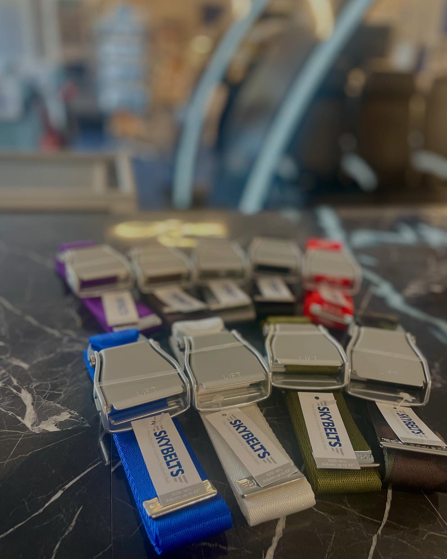 美術品・アンティーク・コレクション 旅客機 シートベルト SKYBELTS