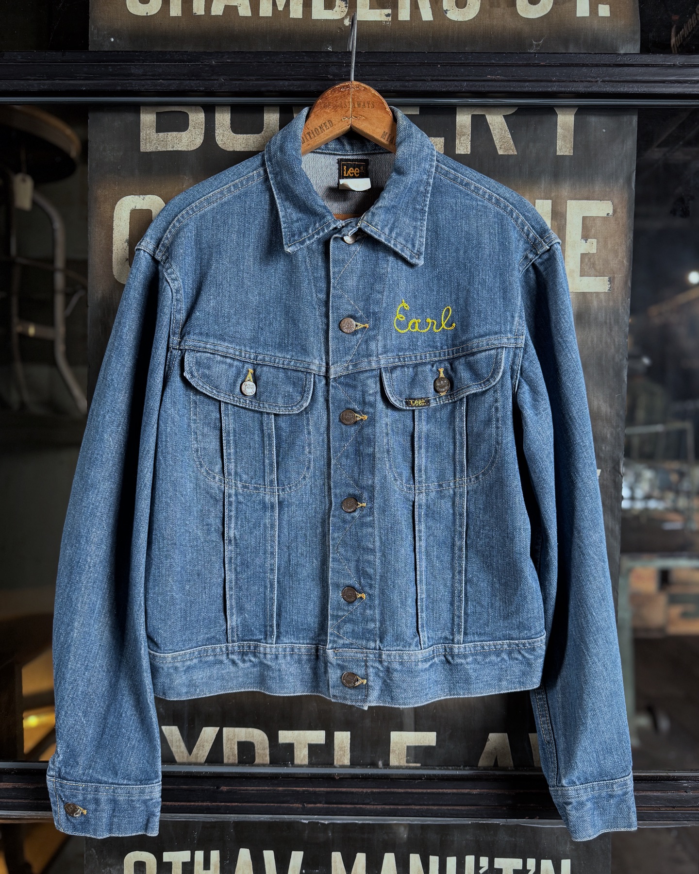 70s Lee Rider with Embroidery Denim Jacket • KHUFU NO. 120 