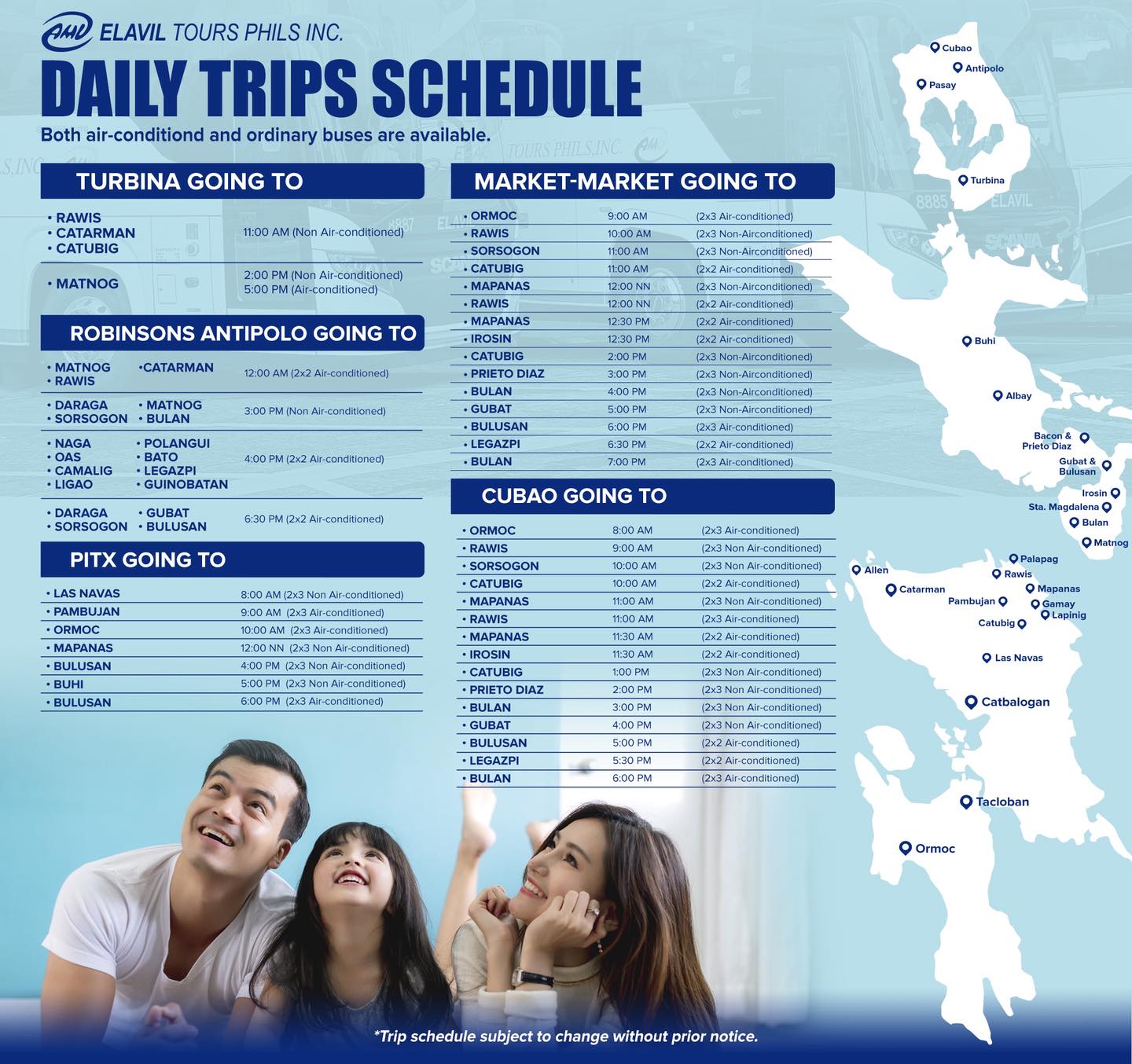 Our daily schedule is set, so... - Elavil Tours Phils. Inc. | Facebook