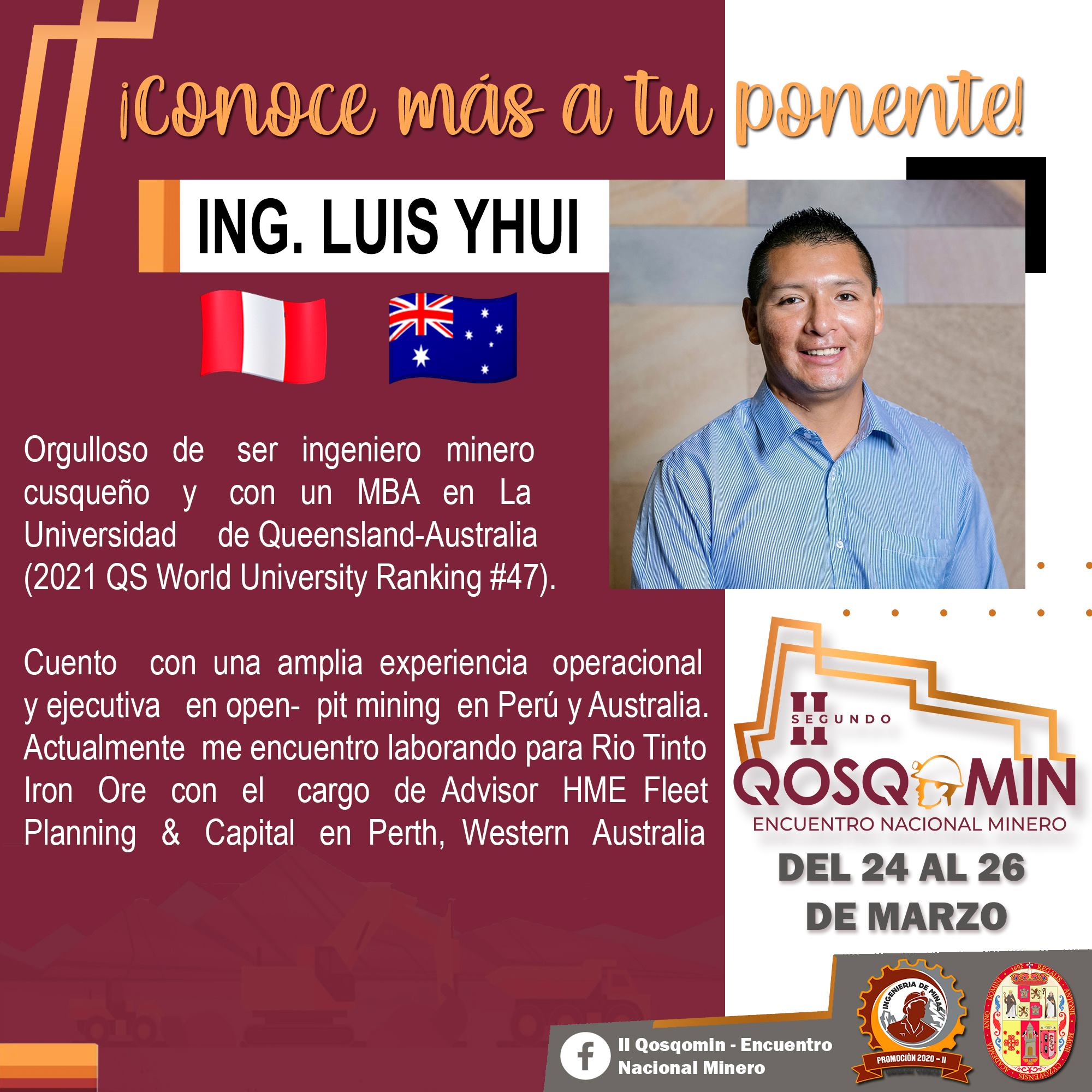 IV Qosqomin - Encuentro Nacional Minero - Presentamos al Ing. Luis ...