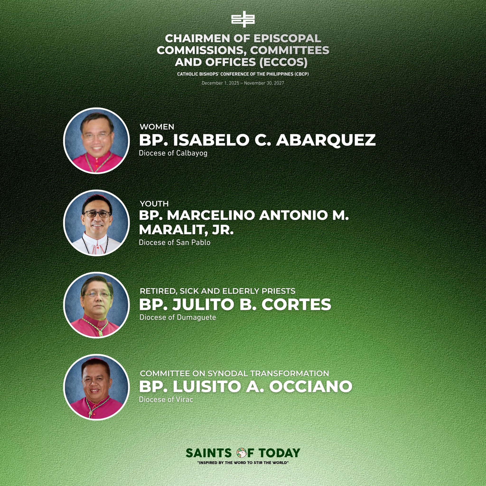 Saints - CBCP BEGINS 2025–2027 TERM WITH NEW LEADERSHIP Lipa Archbishop ...