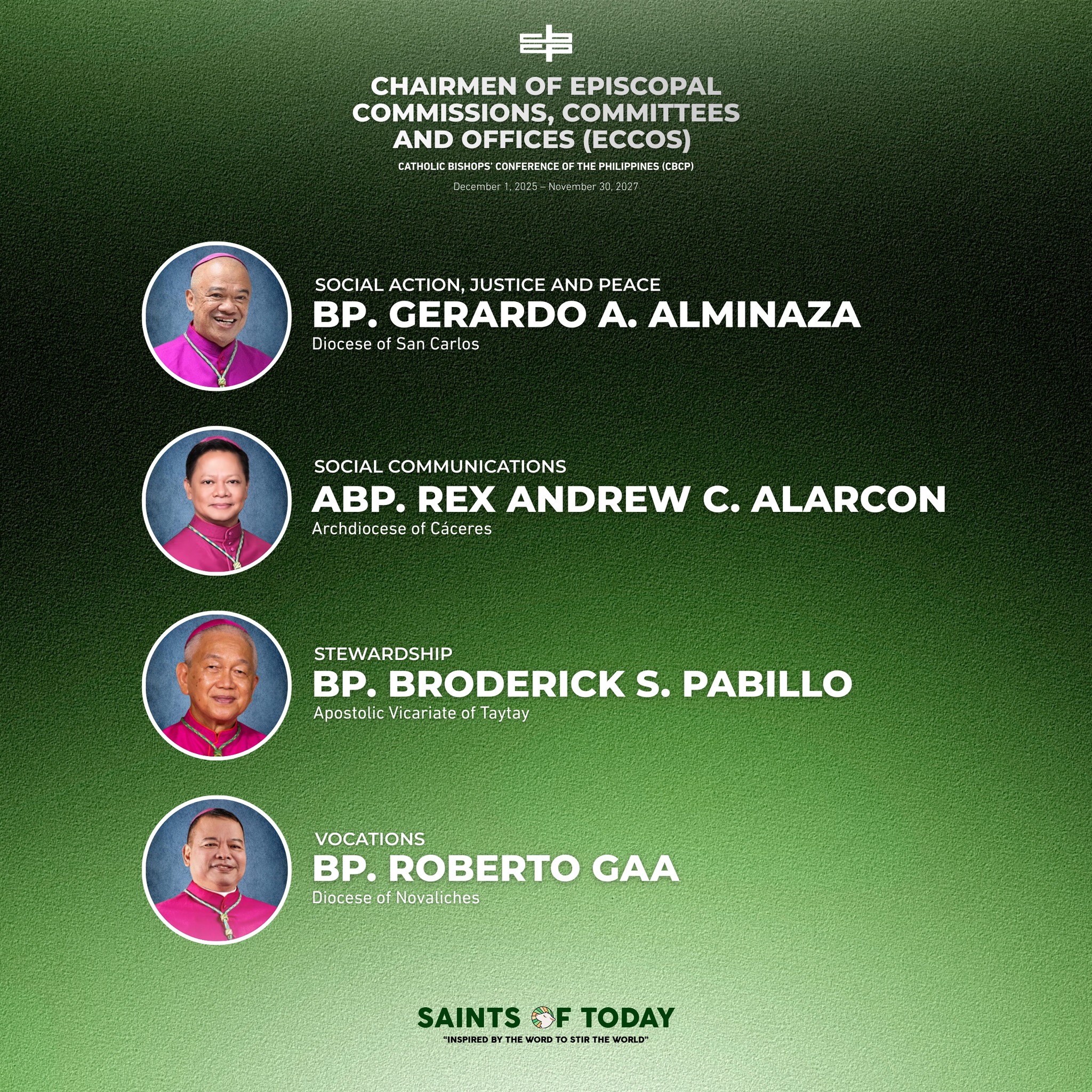 Saints - CBCP BEGINS 2025–2027 TERM WITH NEW LEADERSHIP Lipa Archbishop ...