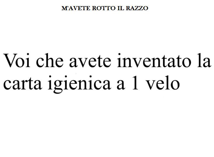M'avete rotto il razzo